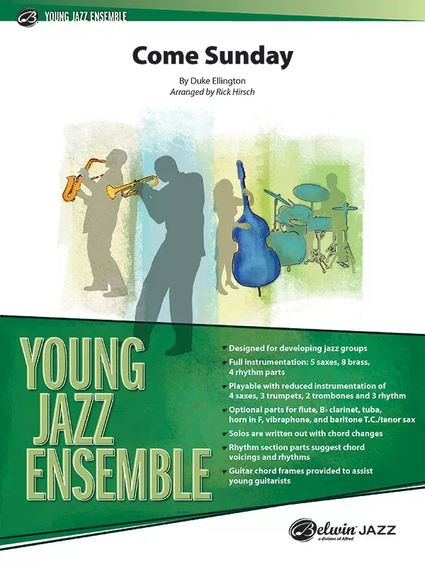 Come Sunday: Jazz Ensemble Conductor Score & Parts