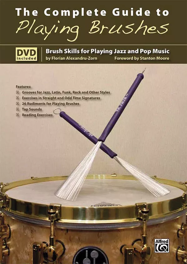 The Complete Guide to Playing Brushes: Drumset Book & DVD