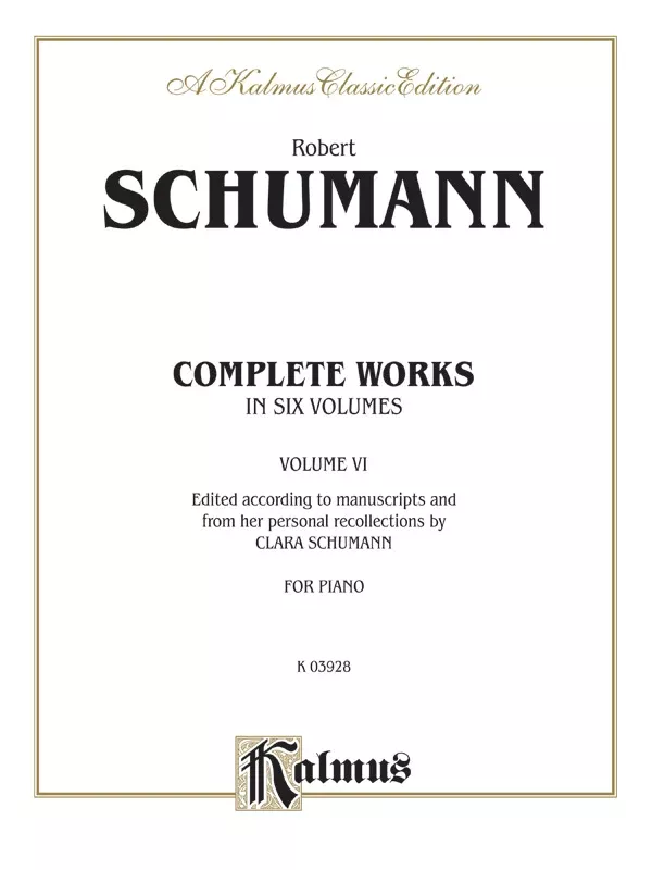Complete Works, Volume VI: Piano Book