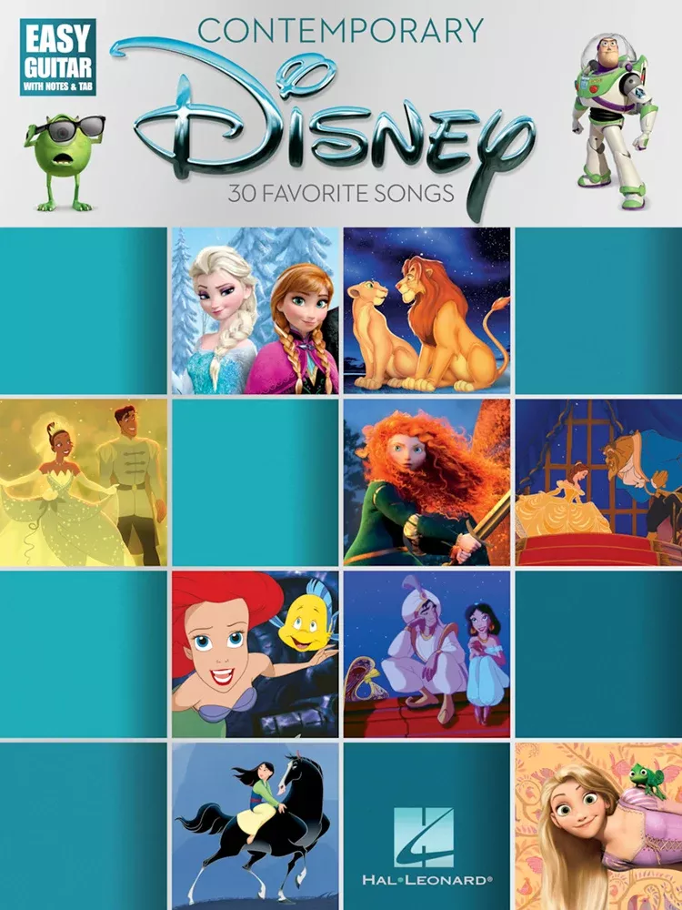 CONTEMPORARY DISNEY EASY GUITAR NOTES & TAB