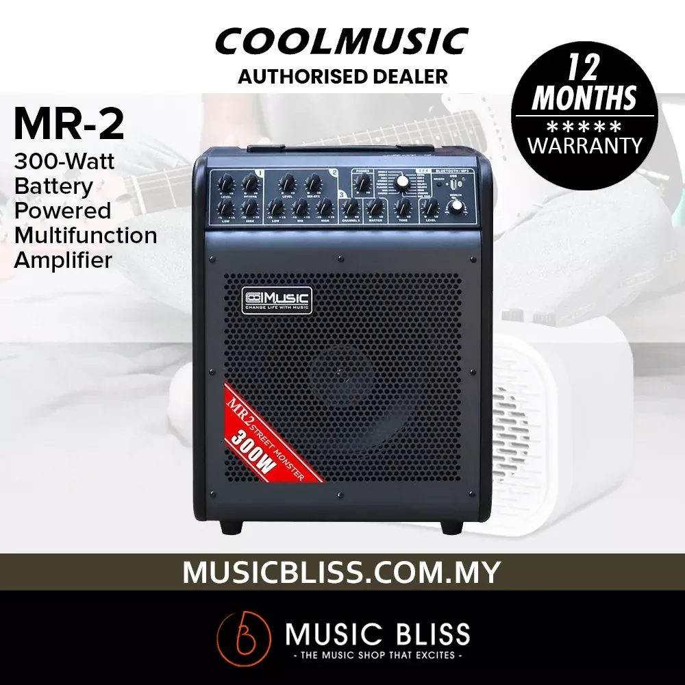 Cool Music MR-2 300-Watt Battery Powered Multifunction Amplifier