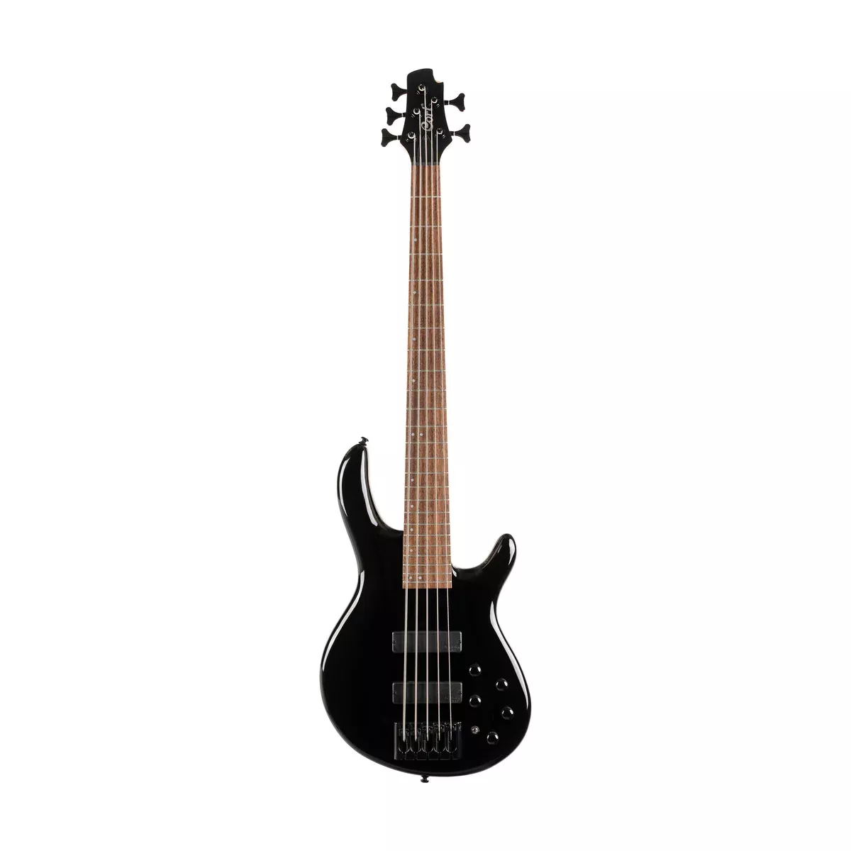 Cort C5 Deluxe Electric Bass Guitar, Black