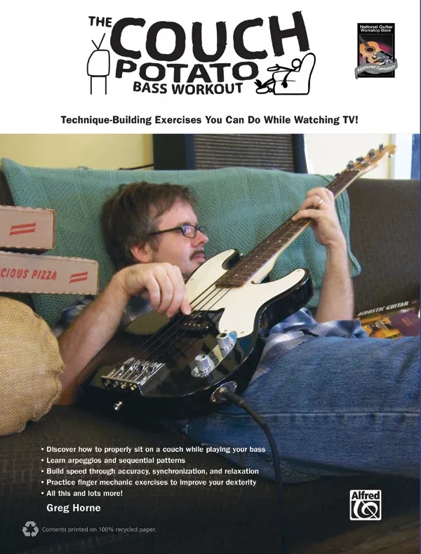 The Couch Potato Bass Workout: Bass Guitar Book