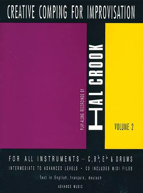 Creative Comping for Improvisation, Volume 2: Melody Instruments (C, B-flat, E-flat) & Percussion Book & CD (English/French/German Edition)