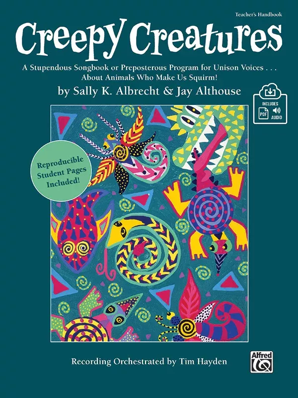 Creepy Creatures: Teacher's Handbook & Online PDF/Audio