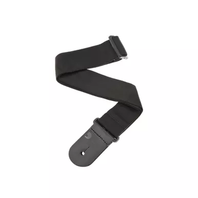 D'Addario 50F05 Woven Guitar Strap, Black Tube