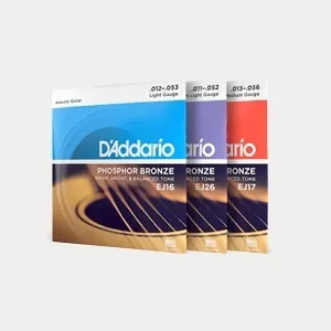 D'Addario Acoustic Guitar String Set Phos Bz