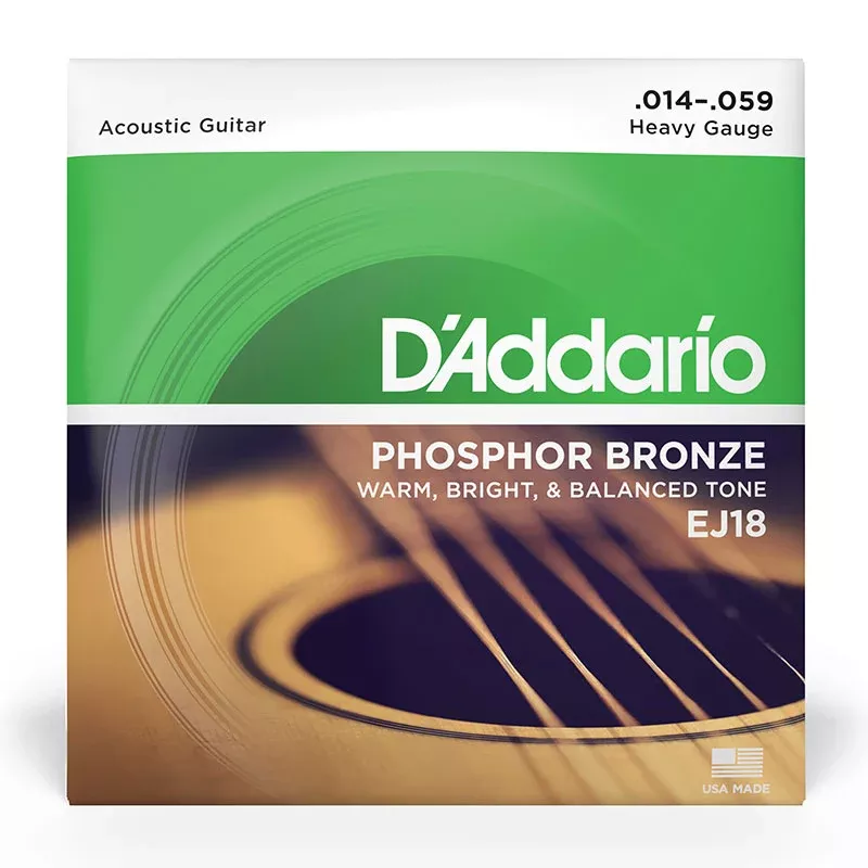 D’Addario EJ18 Phosphor Bronze Heavy Acoustic Guitar Strings