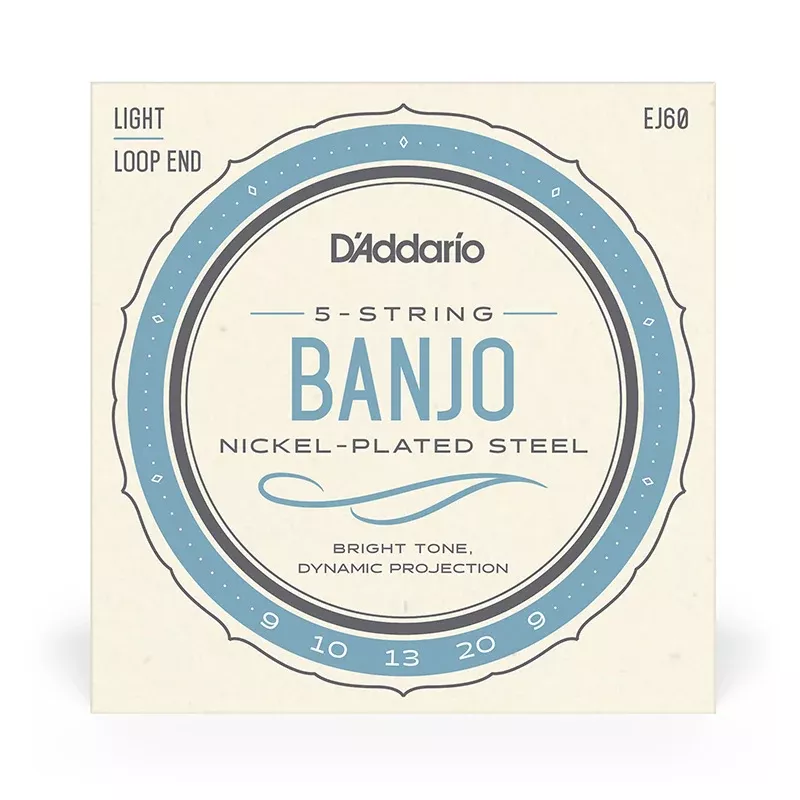 D'Addario EJ60 - 5-String Banjo Regular Light Set