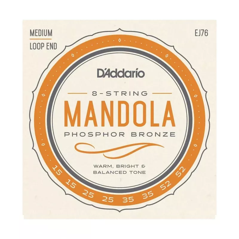 D’Addario EJ76 Phosphor Bronze Medium Gauge Mandola Strings