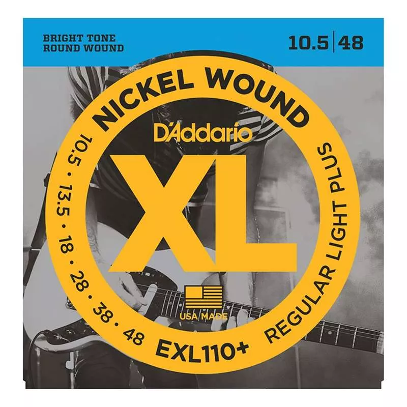 D’Addario EXL110+ Nickel Wound Light + Electric Guitar Strings