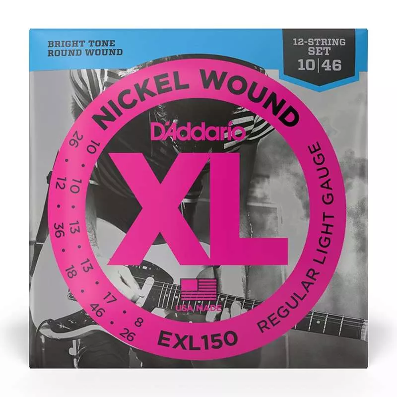 D’Addario EXL150 12-StringNickel Wound Electric Guitar Strings
