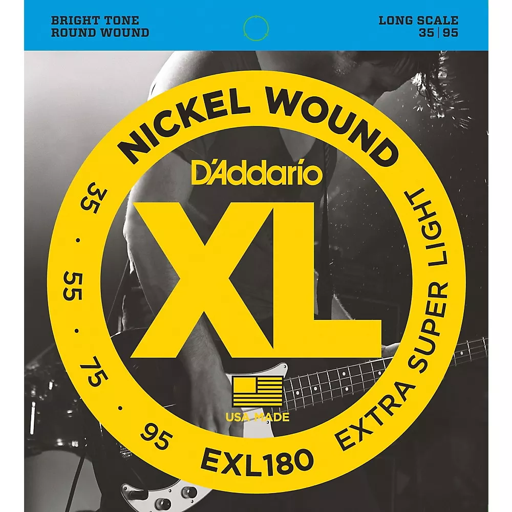 D’Addario EXL180 XL Extra Super Soft/Long Bass Strings