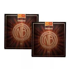 D’Addario NB1047 Nickel Bronze Strings 2 set Pack
