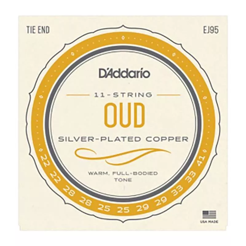 D'Addario OUD Normal Tension, Silver-Plated, 11 String Set