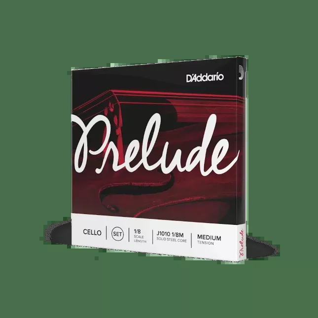 D’Addario Prelude 1/8 Size Cello Strings Medium Tension – Set or Single Strings