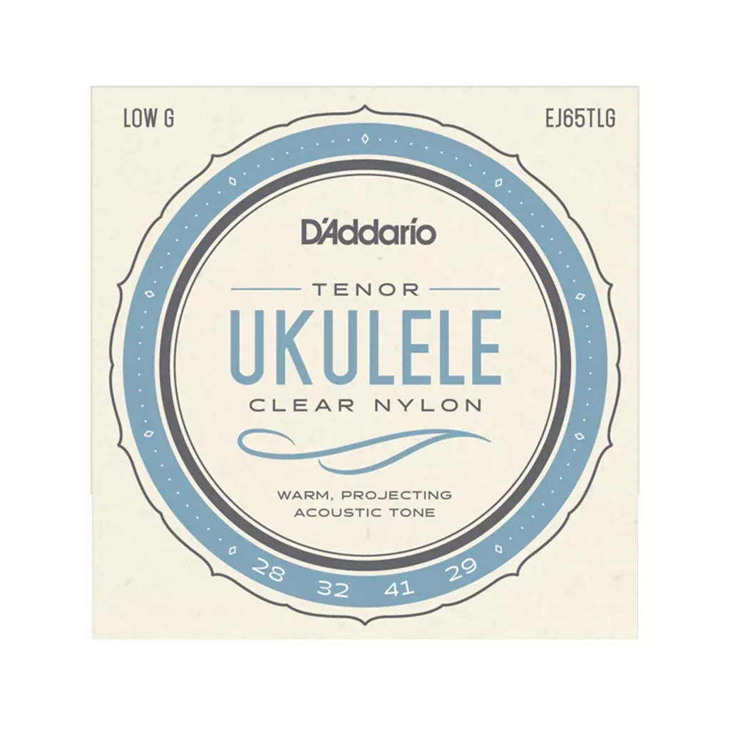 D’Addario Pro-Arte Custom Extruded Clear Nylon Low G Tenor Ukulele Strings
