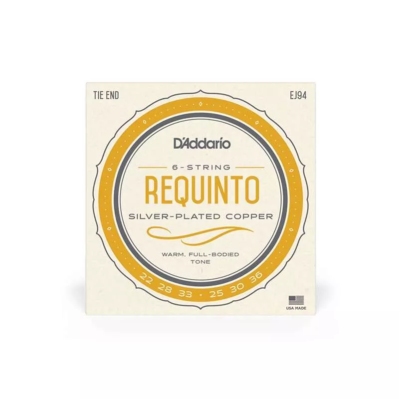 D'Addario Requinto Silver Plated Copper Set - Normal Tension 22-36