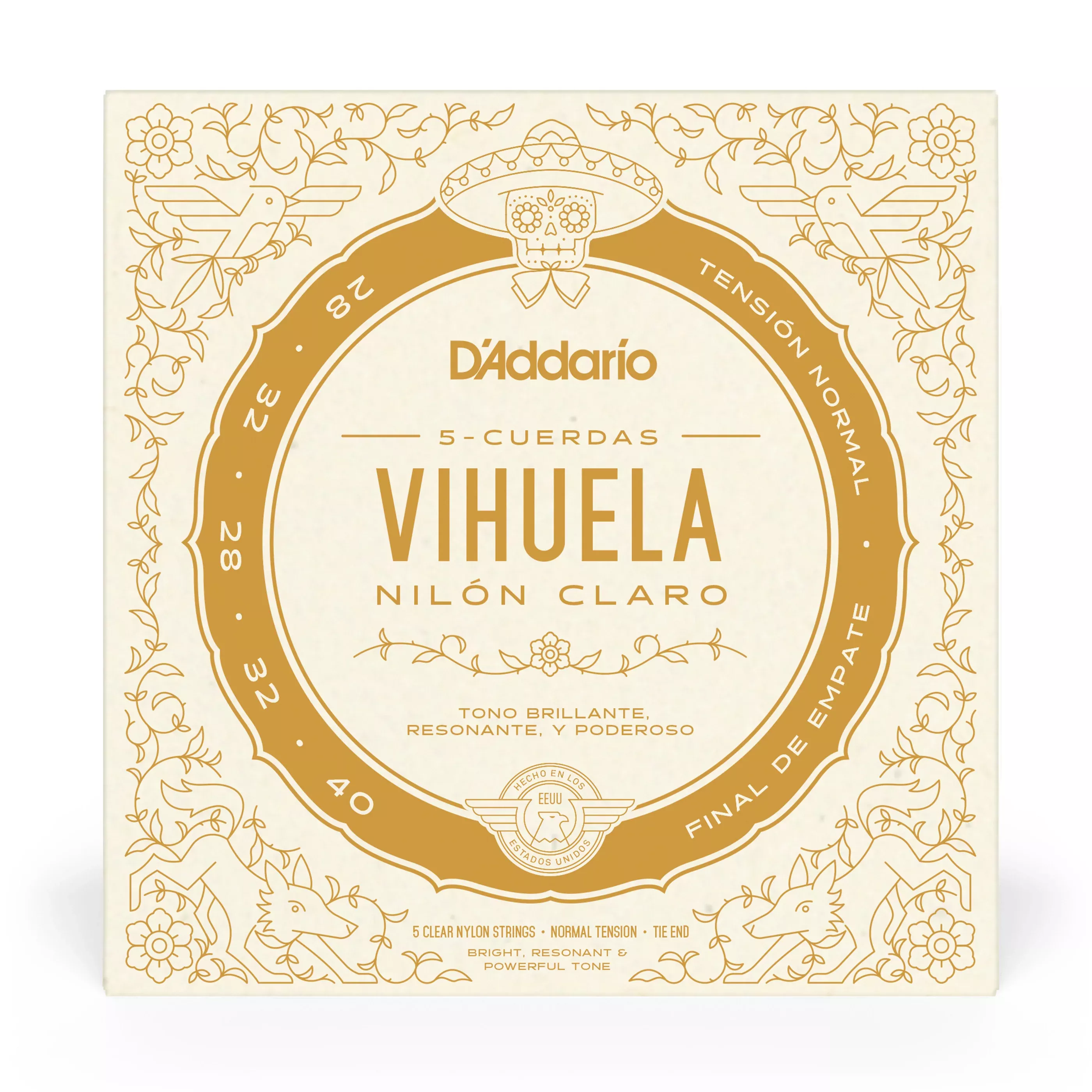 D'Addario Vihuela Strings - Normal Tension