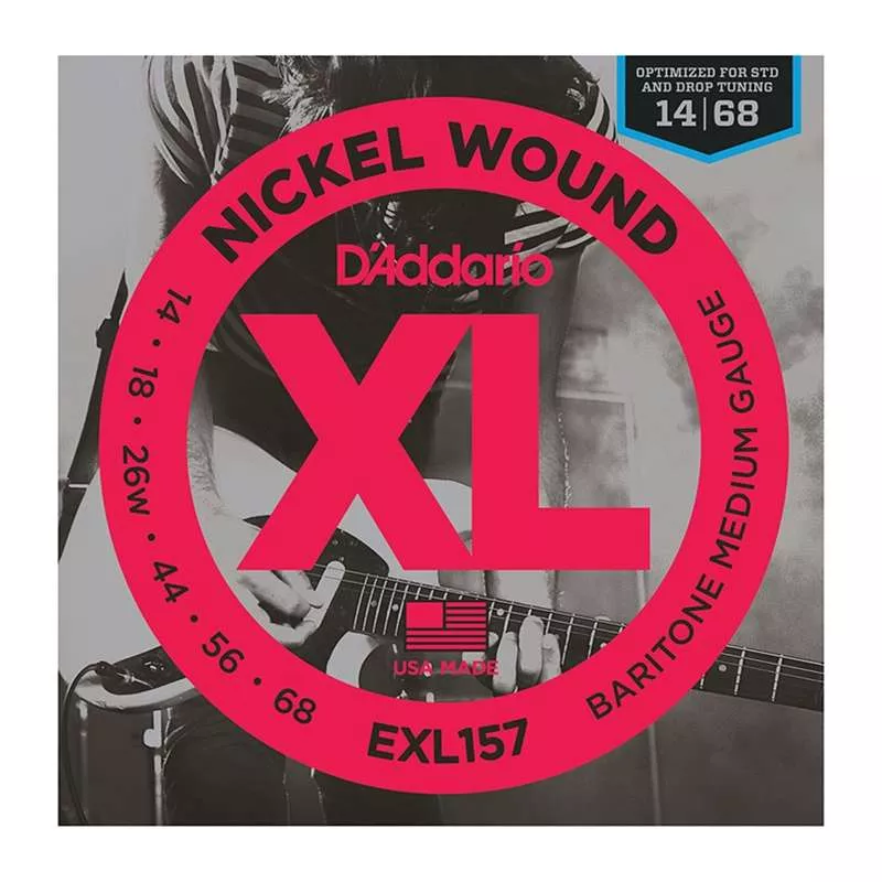 D'Addario XL157 Long Scale Baritone Electric Guitar Strings