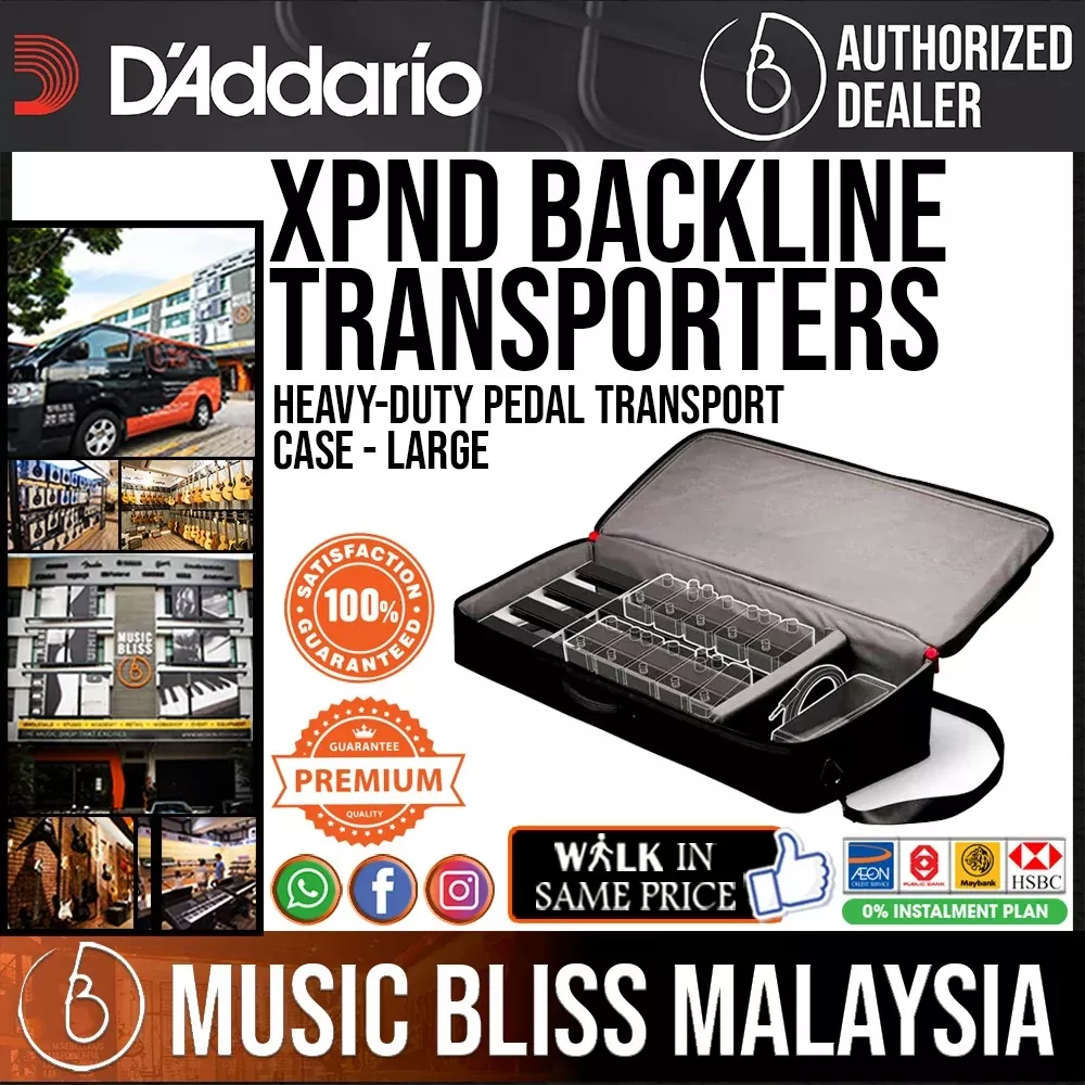 D’Addario XPND Backline PedalboPW-BLPBT-02ard Transporter – Large