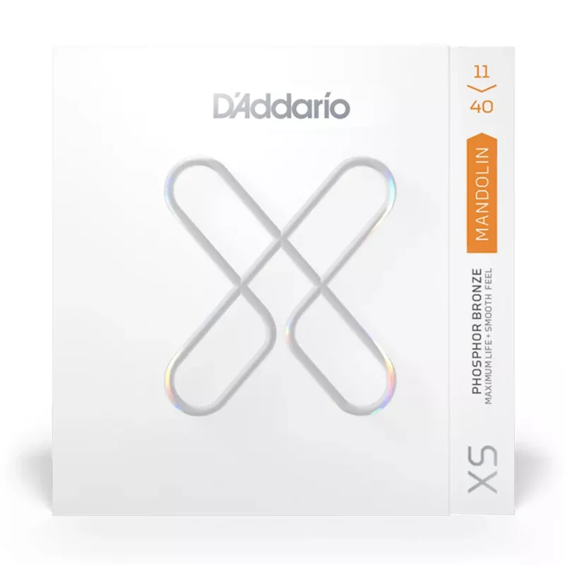 D'Addario XSM1140 Mandolin Medium Coated Phosphor Bronze Strings - 11-40