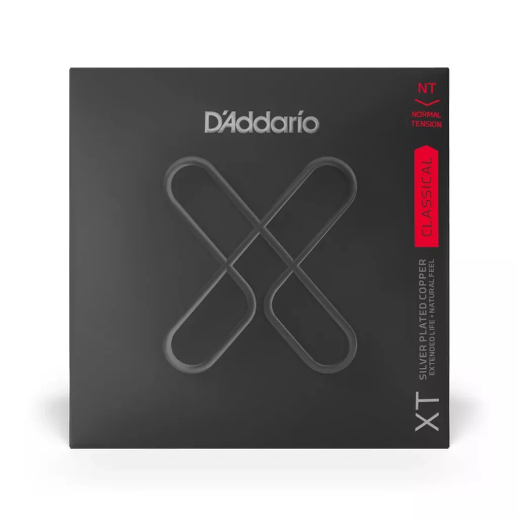 D’Addario XTC45 XT Classical Silver Plated Classical Guitar Strings, Normal Tension