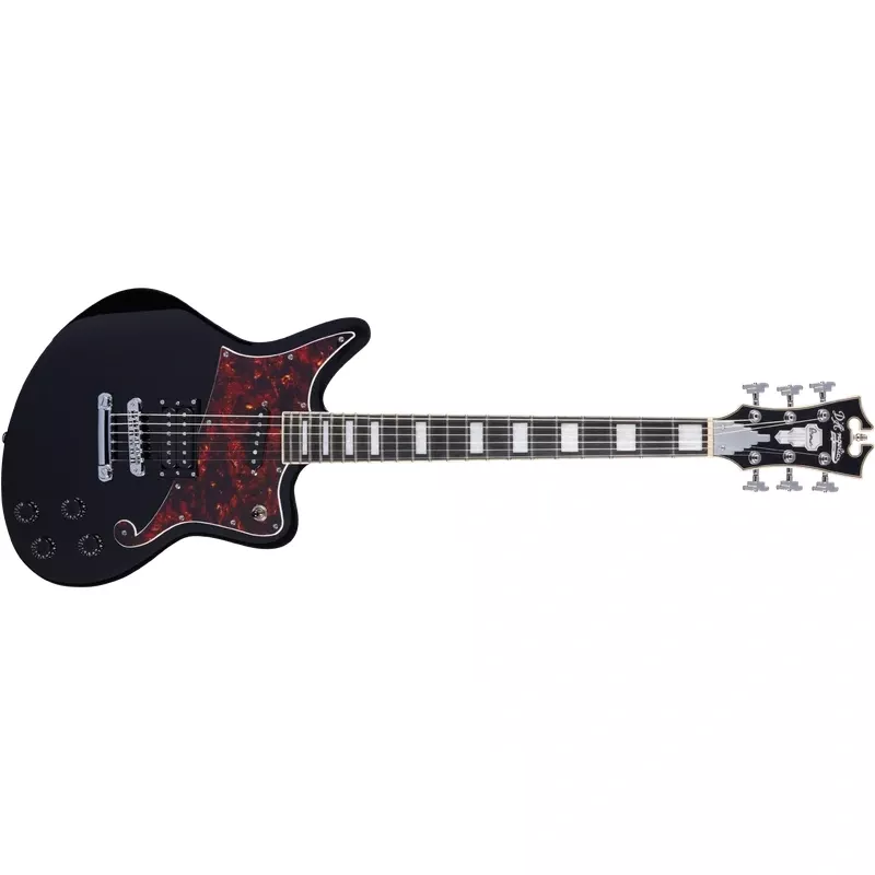 D’Angelico PREMIER BEDFORD Black DAPBEDSBKCS