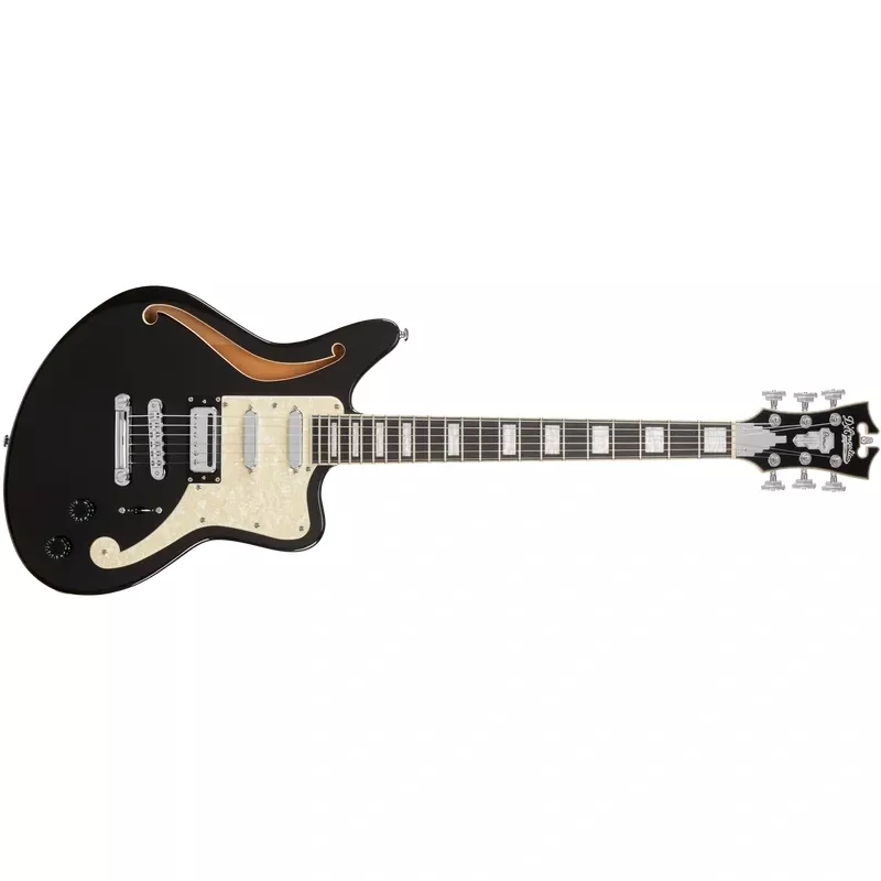 D’Angelico PREMIER BEDFORD SH BLACK FLAKE DAPBEDSHBLFCS