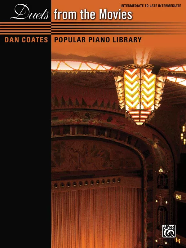 Dan Coates Popular Piano Library: Duets from the Movies: Piano Duet (1 Piano, 4 Hands) Book