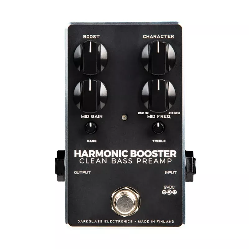 Dark Glass Harmonic Booster Pedal