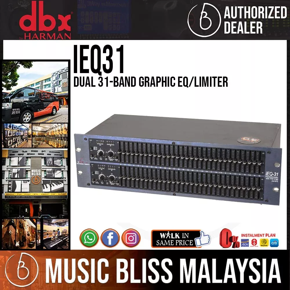 dbx iEQ31 Dual 31-band Graphic Equalizer