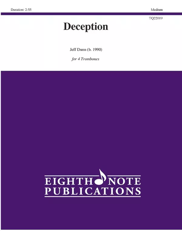 Deception: 4 Trombones Score & Parts