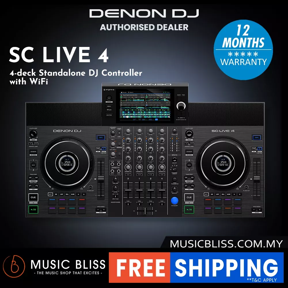 Denon DJ SC Live 4 Standalone DJ Controller