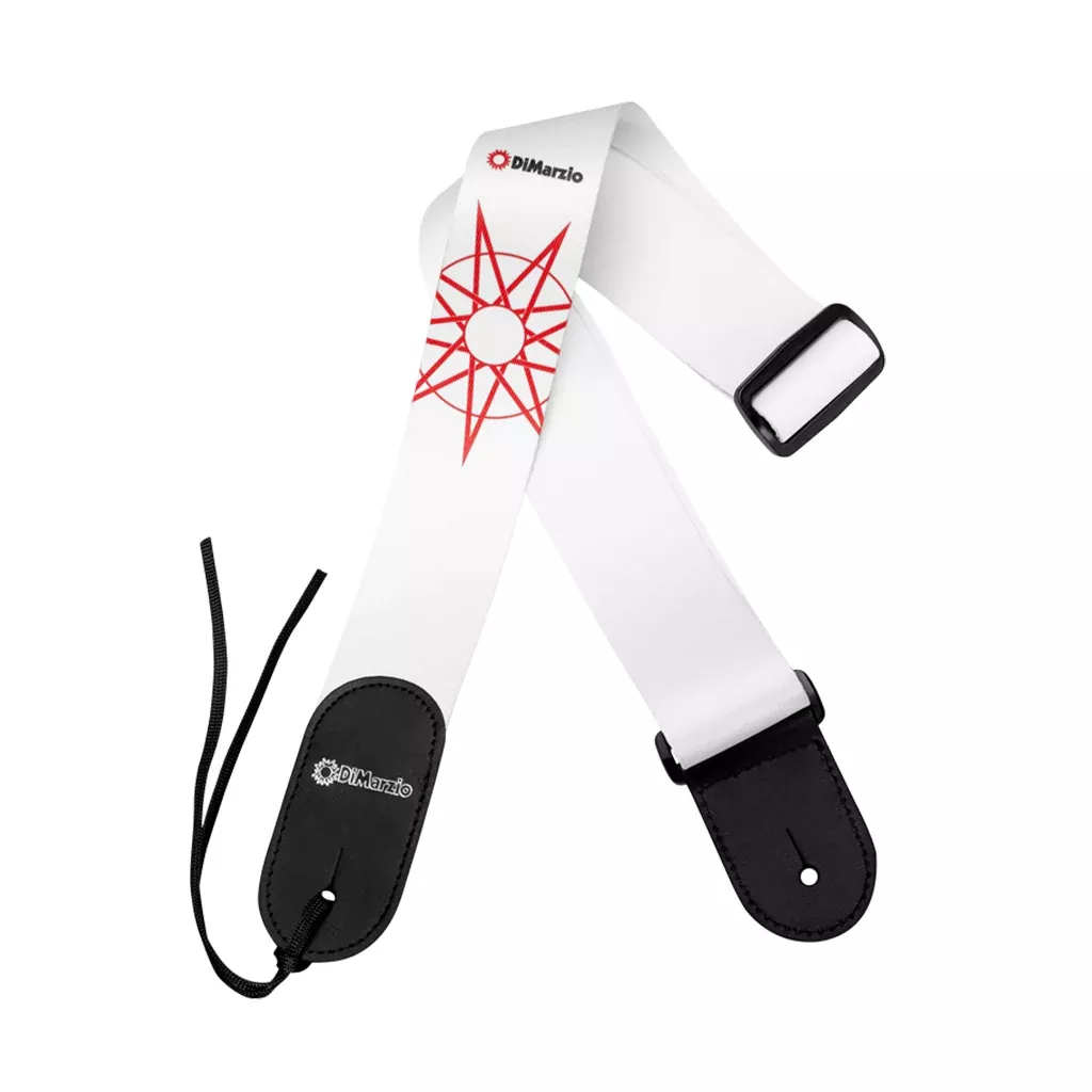 DiMarzio DD3149 Jim Root No.4 Standard Guitar Strap, White