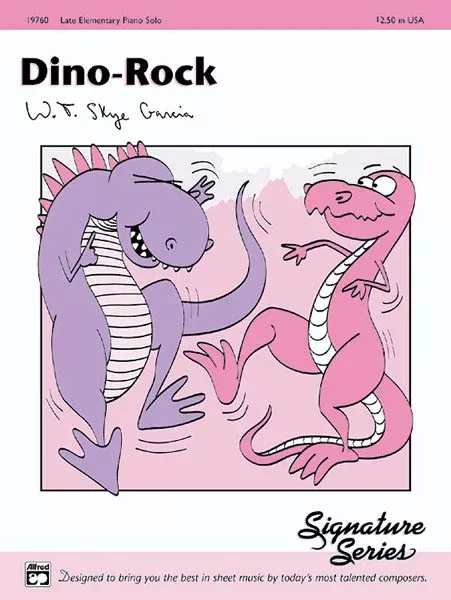 Dino-Rock: Piano Sheet