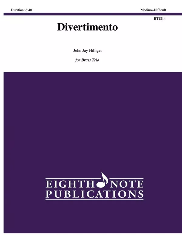 Divertimento: Brass Trio Score & Parts