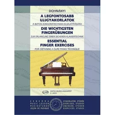 Dohnányi - Essential Finger Exercises