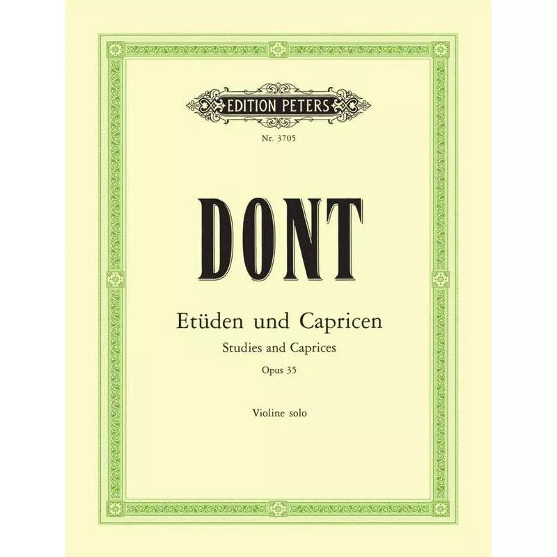 Dont - Etudes and Caprices Op. 35