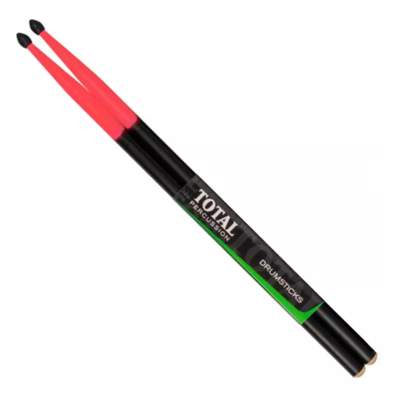 DRUM STICK 5A Total Percussion (Wood Tip) Pink/Black