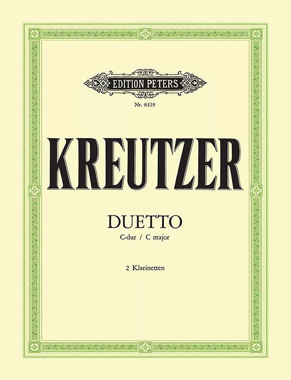 Duet in C for 2 Clarinets: 2 Clarinets Book