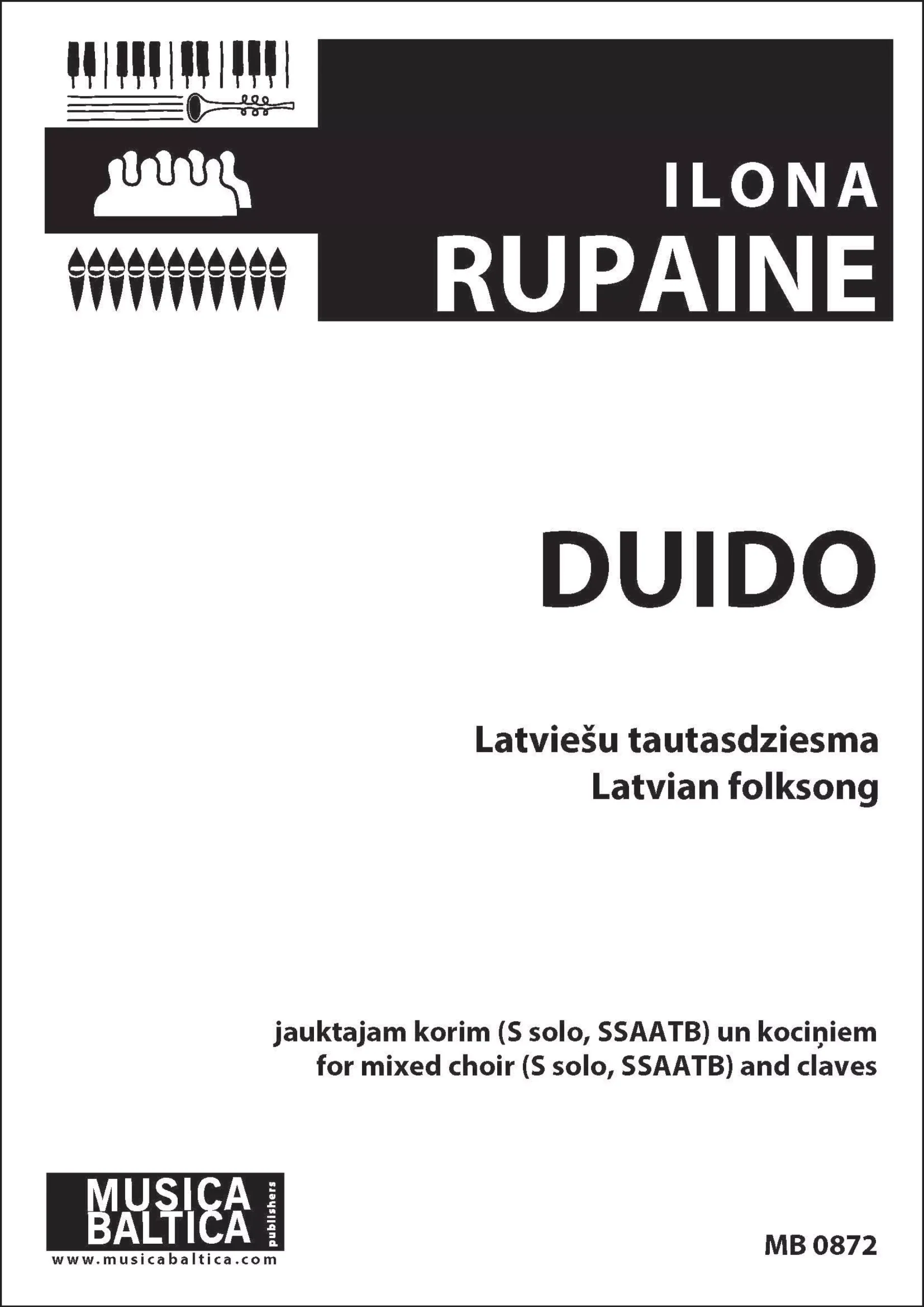 Duido (Mixed Choir): Mixed Voices (SSAATBB)