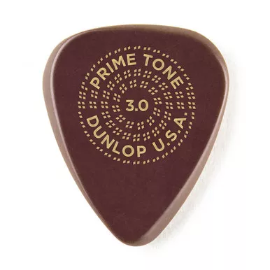 Dunlop 511P3.0 Primetone Standard Sculpted Plectra Smooth Guitar Picks 3.0mm Players Pack of 3