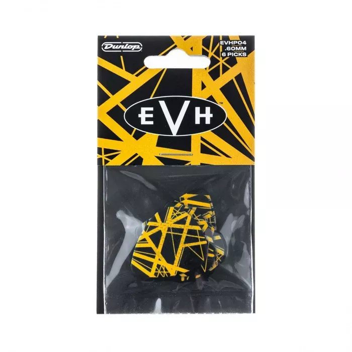 Dunlop EVH Bumblebee 60mm Guitar Picks - 6 pack