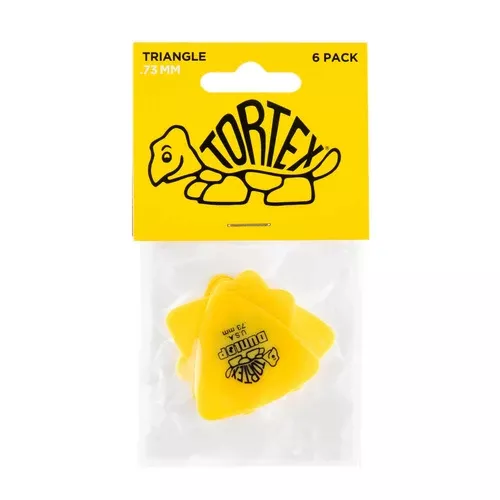 Dunlop Tortex Triangle 0.73mm Picks - 6 Pack