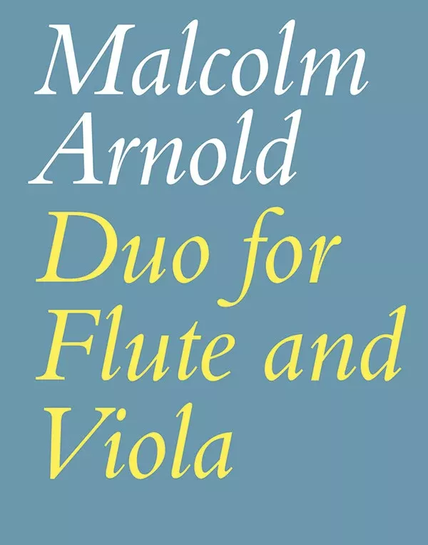 Duo for Flute and Viola, Opus 10: Chamber Duo Playing Score
