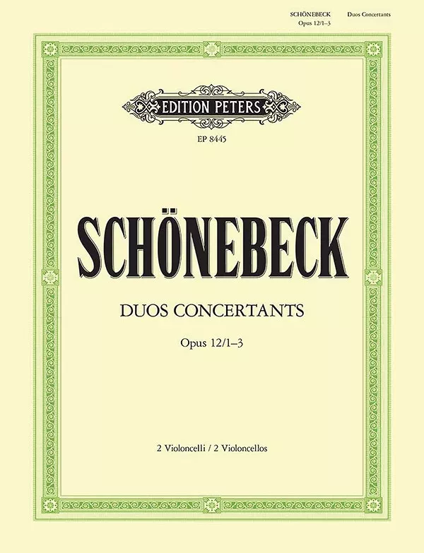 Duos Op.12 for 2 cellos: 2 Cellos Book