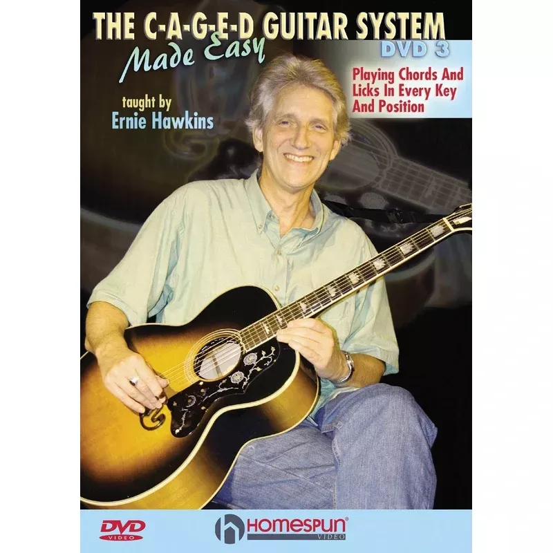 DVD-The CAGED Guitar System Made Easy: Vol. 3 – Exploring Blues and Ragtime Progressions