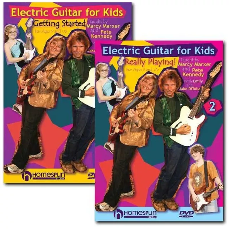 DVD – Electric Guitar for Kids: Two DVD Set