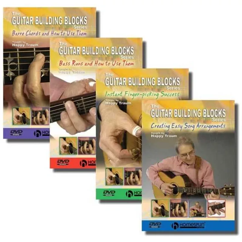 DVD – Happy Traum’s Guitar Building Blocks: Four DVD Set